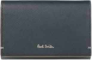 Paul Smith 名刺入れ　カラードエッジ　新品未使用品　ブラック　完売品 ストライプカラードエッジ 名刺入れ（グレイッシュベージュ