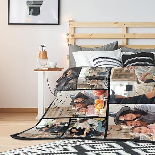 Miniatura 5 de Livole Manta personalizada con imagen, manta de franela personalizada con foto, imagen y texto, manta personalizada para niños, regalo para amigos,