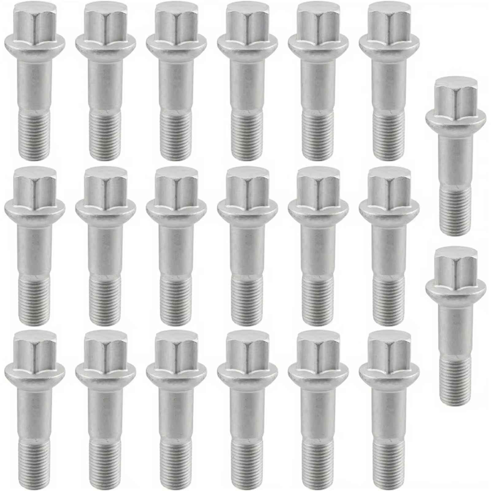 Bulloni ruota auto Compatibile Con Mercedes Per GLK Clase X204 2008 2009 2010 2011 2012 Set Di Dadi Per Cerchi In Lega Con Rondella Conica OEM: 0009905307