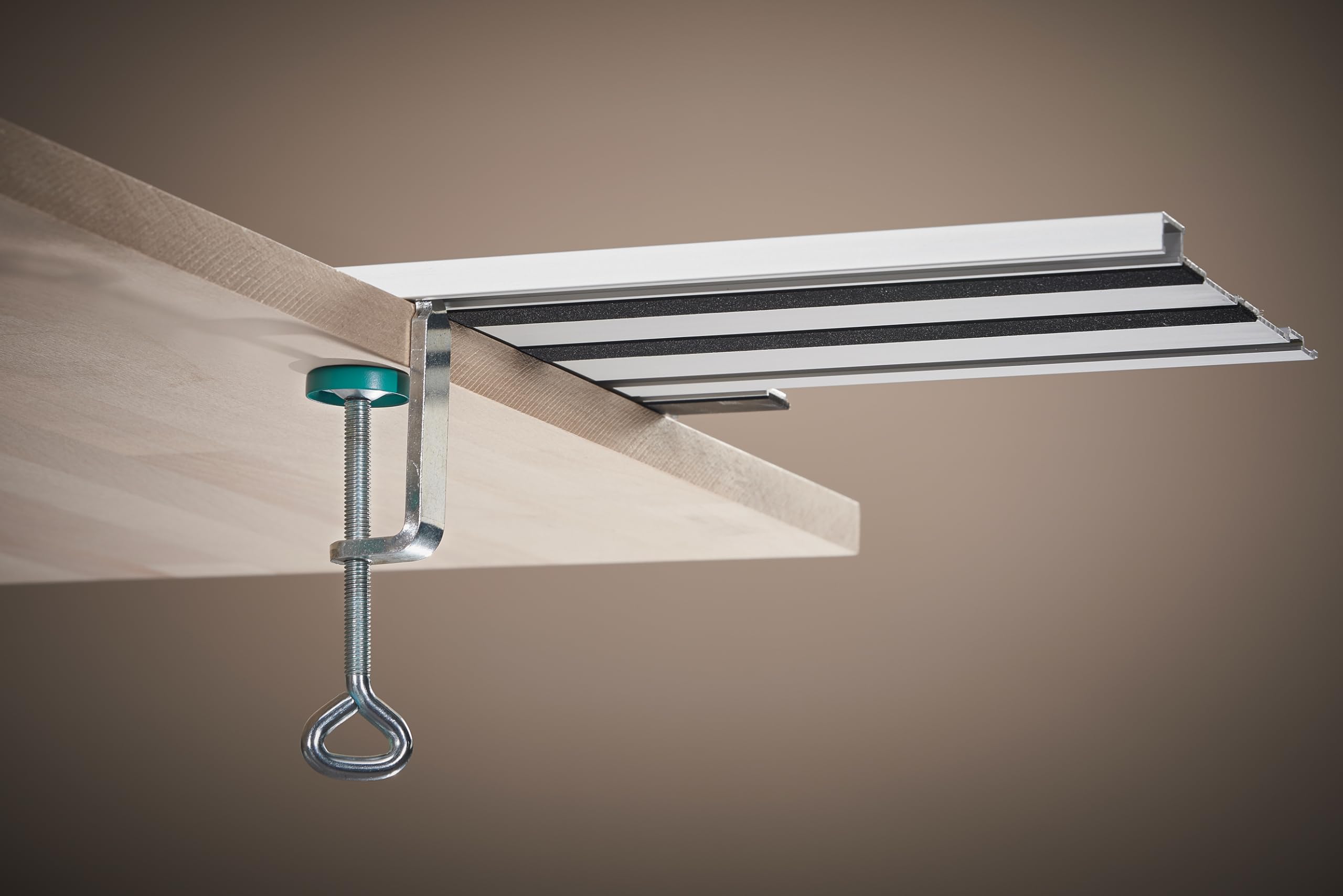 wolfcraft Riel de guía FKS 145, 6913000, Sistema de guía para sierras circulares de mano + Prolongación para FKS 145 I 6914000 I Para alargar FKS 145