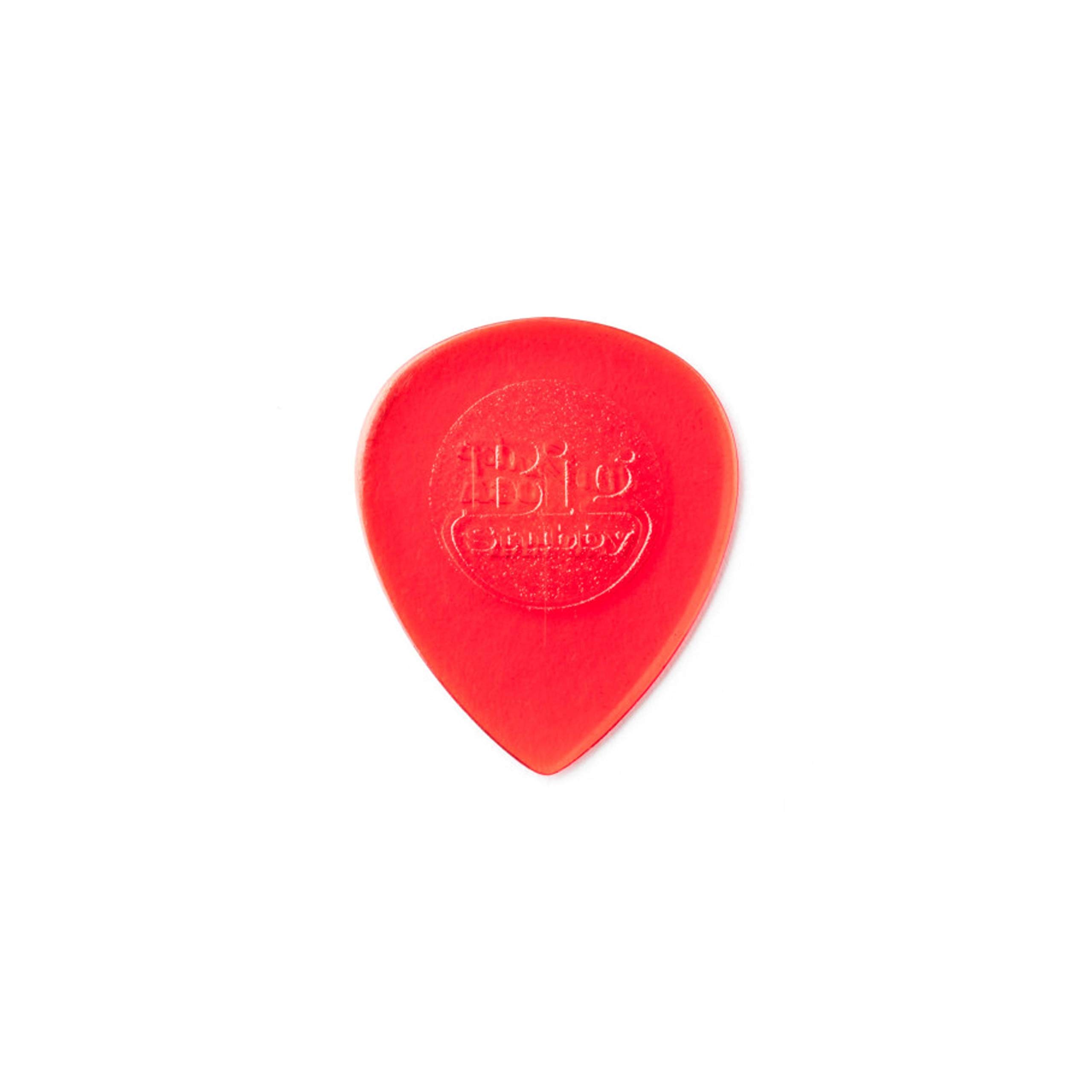 Dunlop 475P1.0 Big Stubby®, Red, 1.0mm, 6/Player's Pack