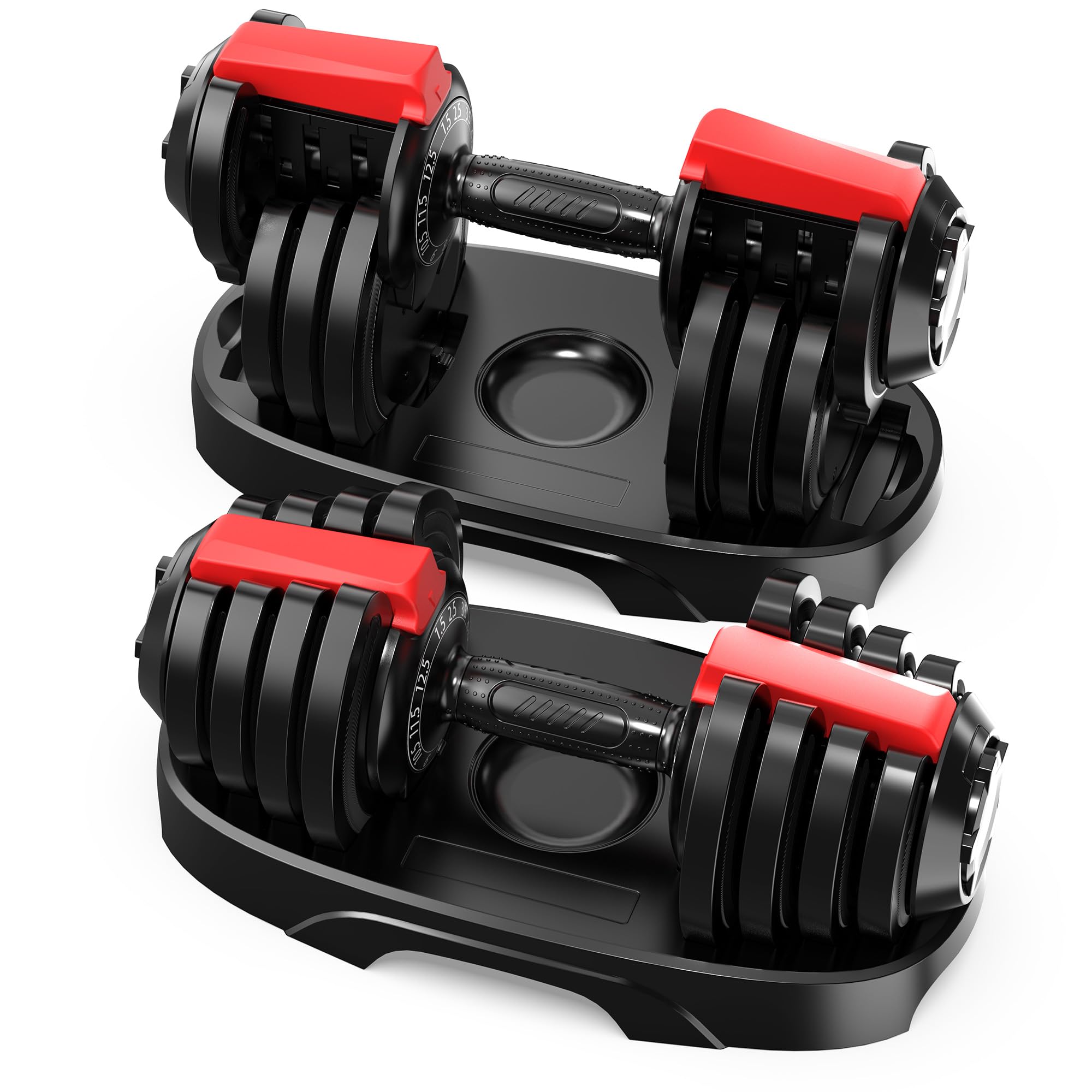 Yagud Verstellbare Hanteln set, 12.5KG/18KG/24KG Schnellverstellung