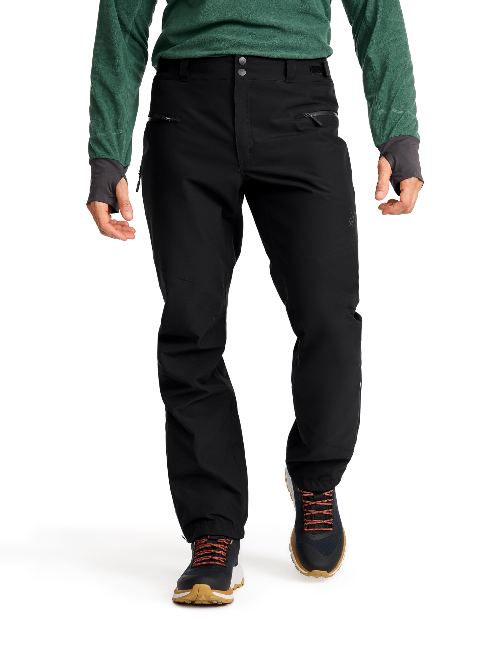 RevolutionRace Silence Proshell Pants para Hombre, Pantalones Impermeables, Senderismo