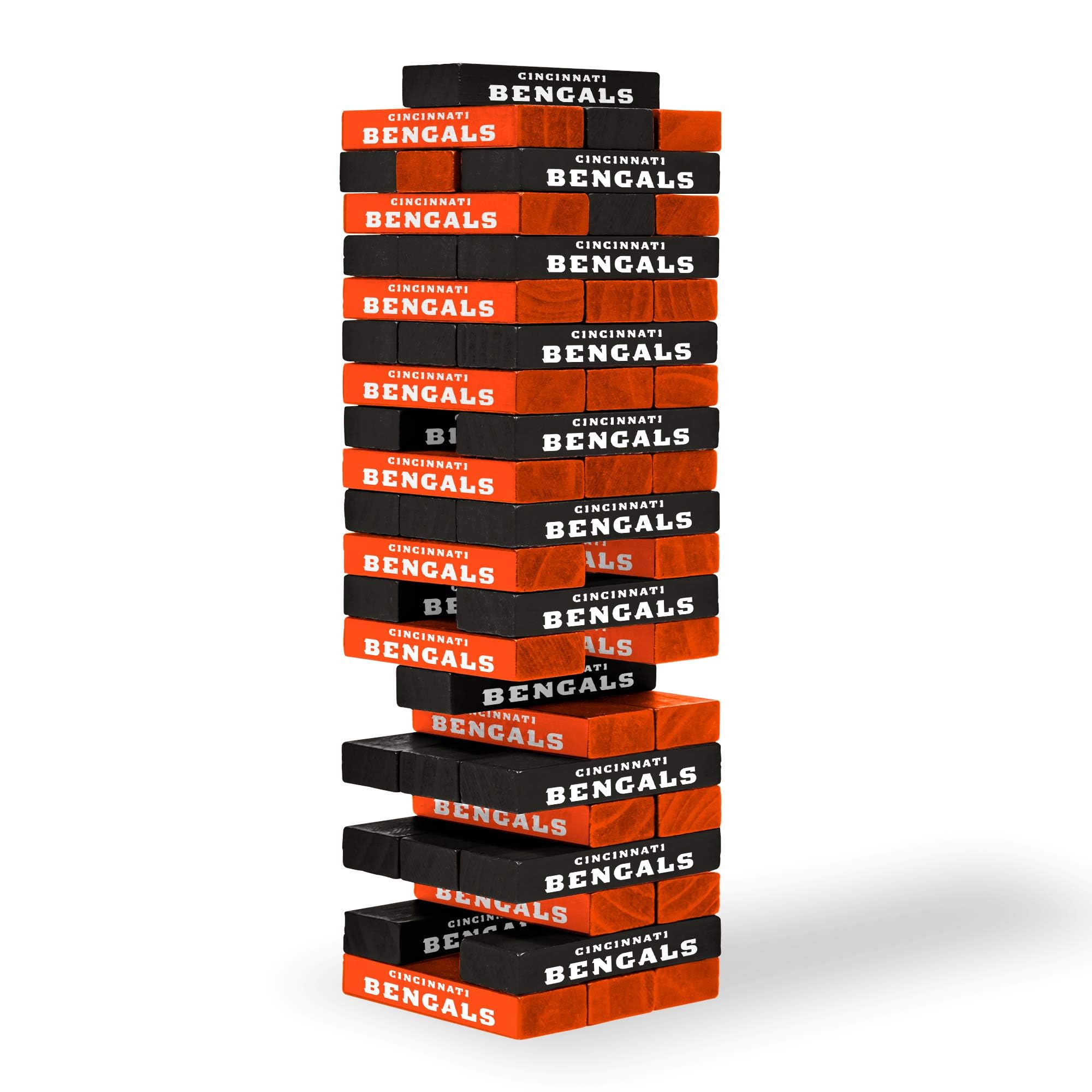 Wild Sports NFL Cincinnati Bengals Table Top Stackers 3" x 1" x .5", Team Color