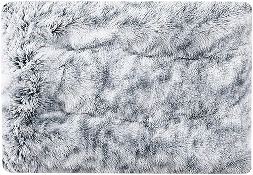 Miniatura 10 de Cama suave para perro, cojín suave de felpa para perro, cojín antideslizante para perro y gato, almohadilla calmante antiansiedad, auto calentable,