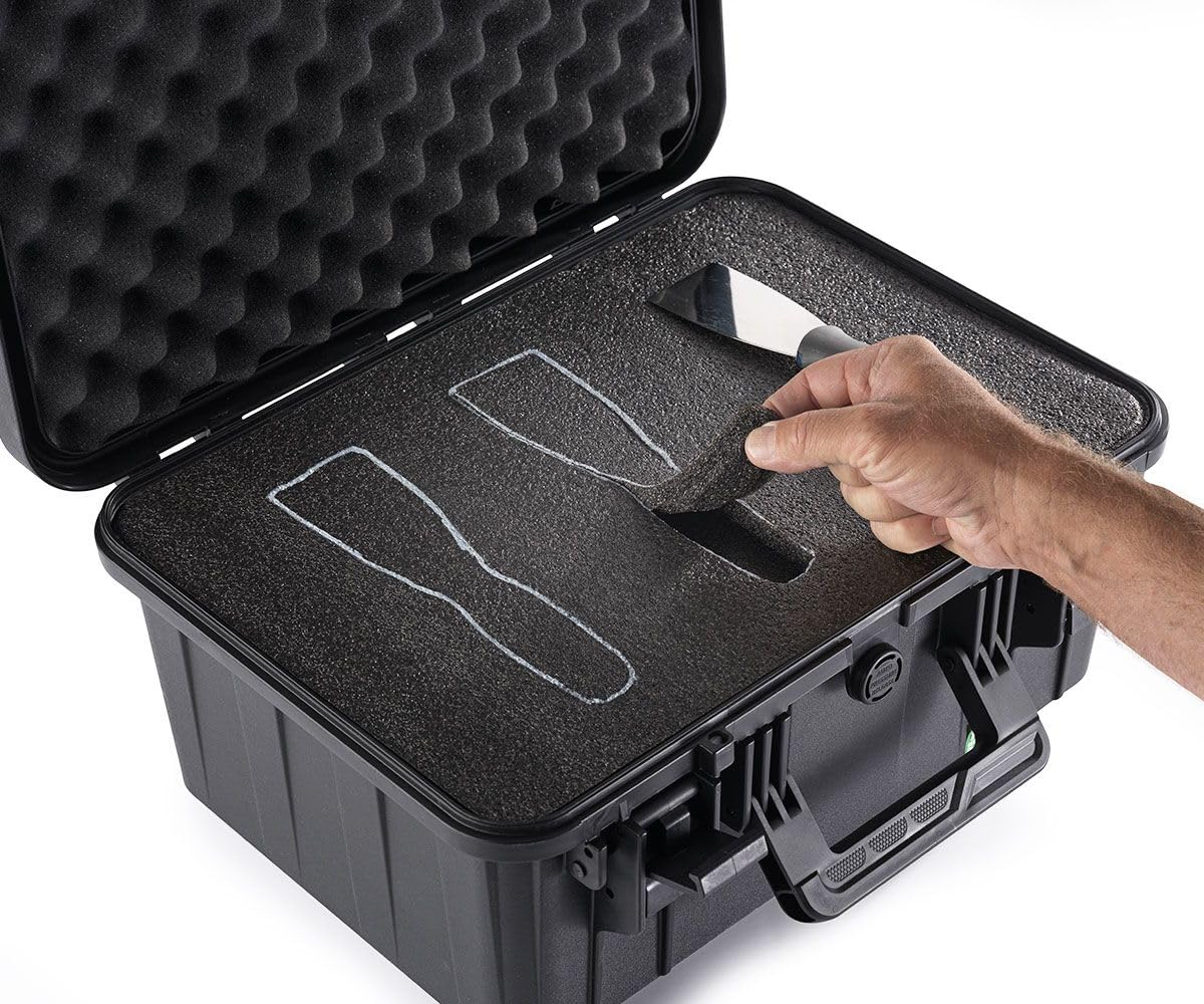 EKO30D – Universalkoffer mit Multilayer Schaumstoff, Wasserdicht, staubdichter und stoßfest, Outdoor koffer, Kamerakoffer 100% Recyceltem | IP65 | 33,5 x 29,5 x 17,7 cm