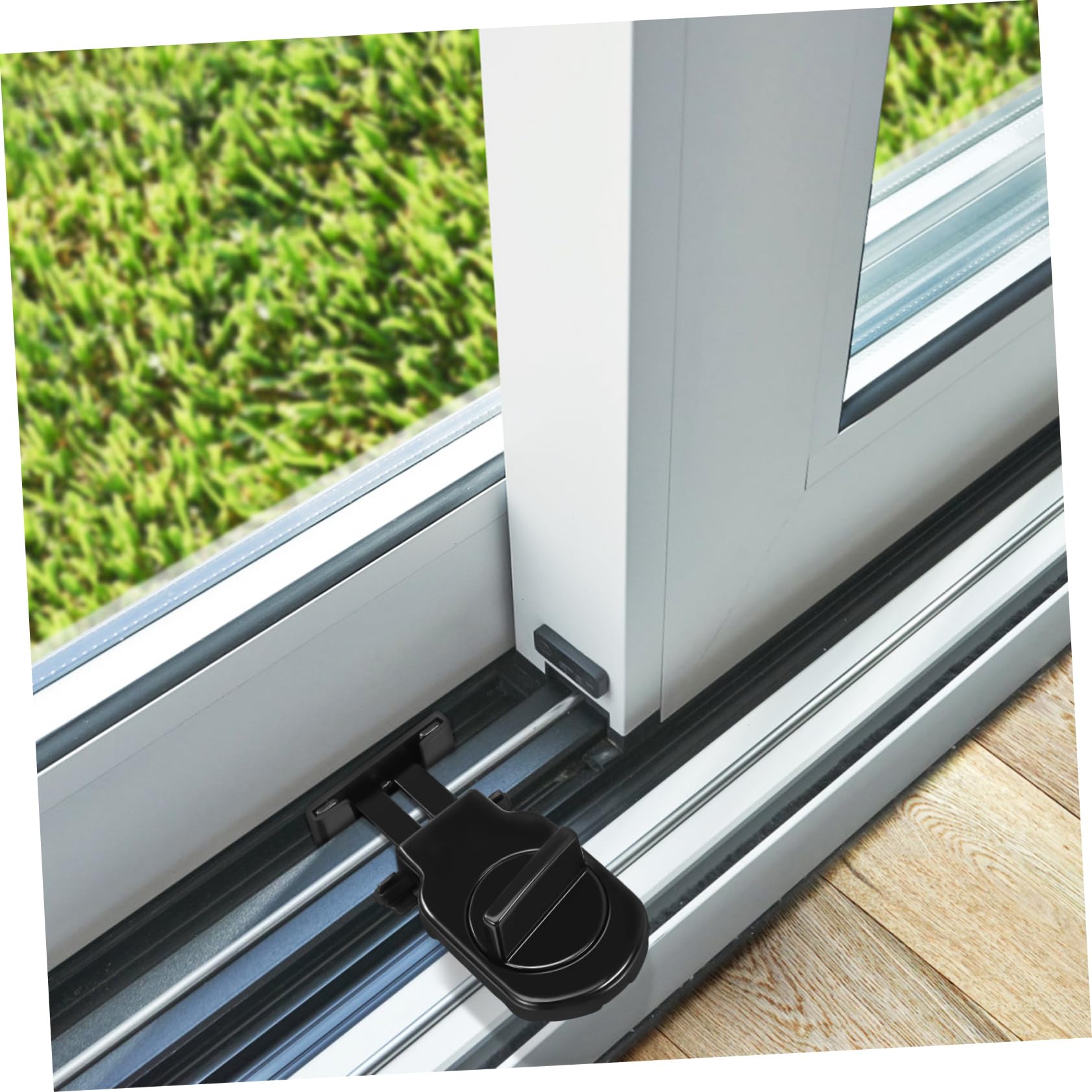 NUOBESTY 4 Ensembles Serrures De Fenêtre Ajustables Pour Fenêtres Coulissantes Verrous De Universels Avec Protection 2 Pièces * 4