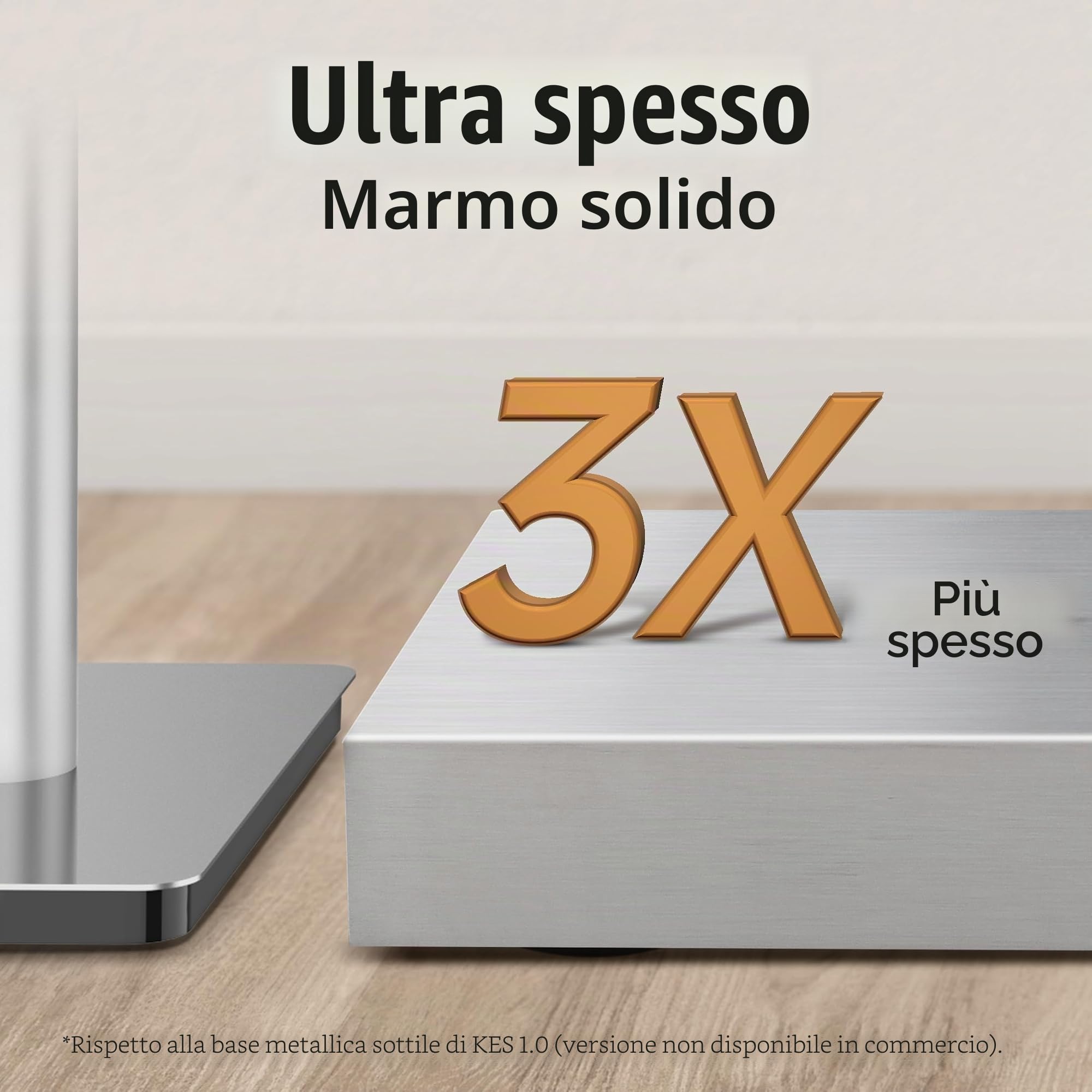 KES Portasciugamani autoportanti per bagno con base 3 volte più spessa, supporto portasciugamani a 2 livelli per pavimento del bagno, design stabile, finitura spazzolata in acciaio inossidabile 18/8