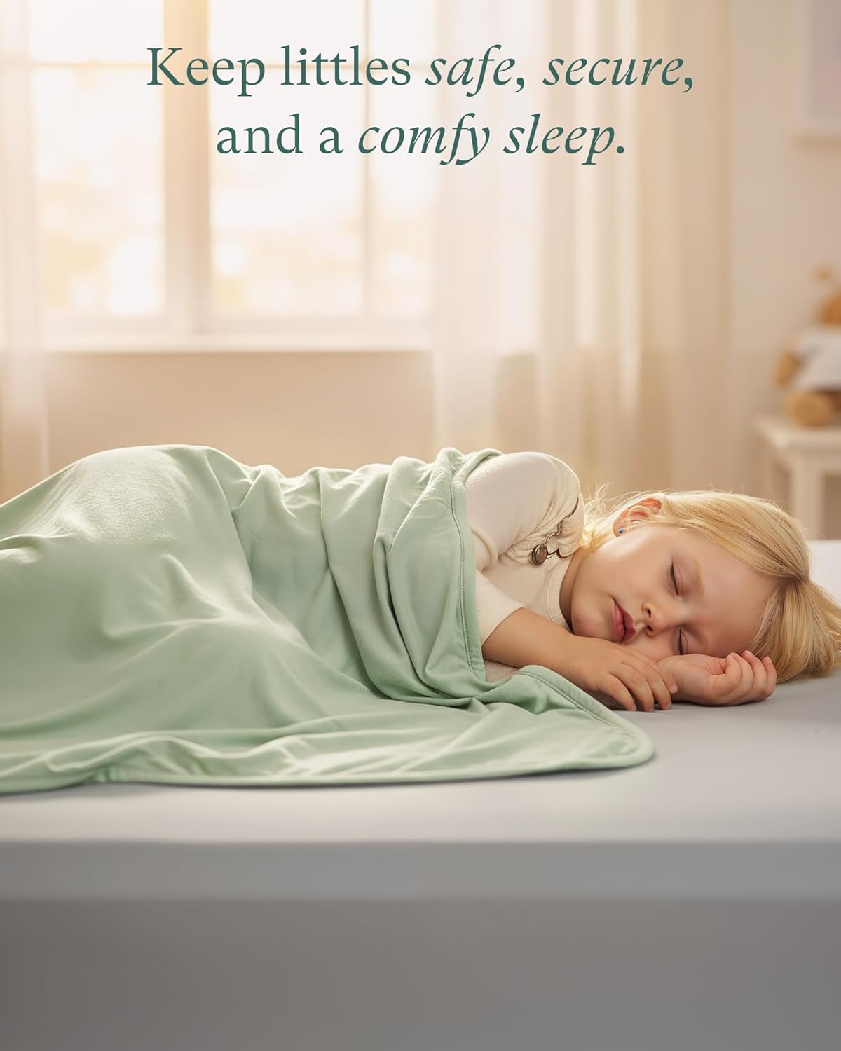 PurComfy Supersoft Baby Blanket, Premium Bamboo Viscose Baby Quilt, Hypoallergenic and Breathable, for Newborns, 33"×33" - Image 6