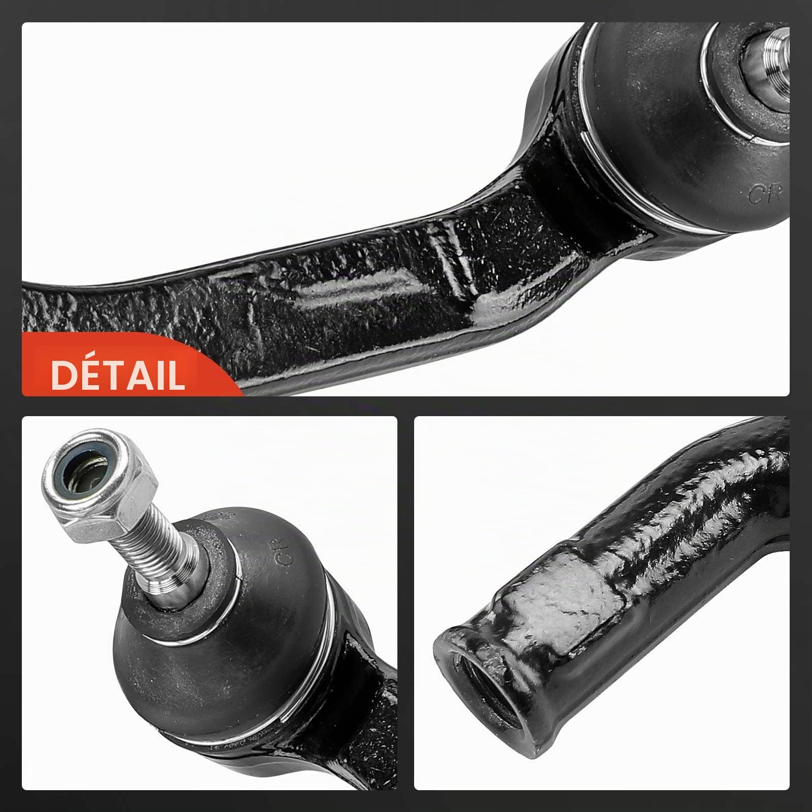 Frankberg 2x Embouts de biellette de direction Biellettes de direction | Compatible avec: Boîte Vivaro B X82, Boîte Trafic II FL, Vel Satis BJ0, Trafic III plateau/châssis EC