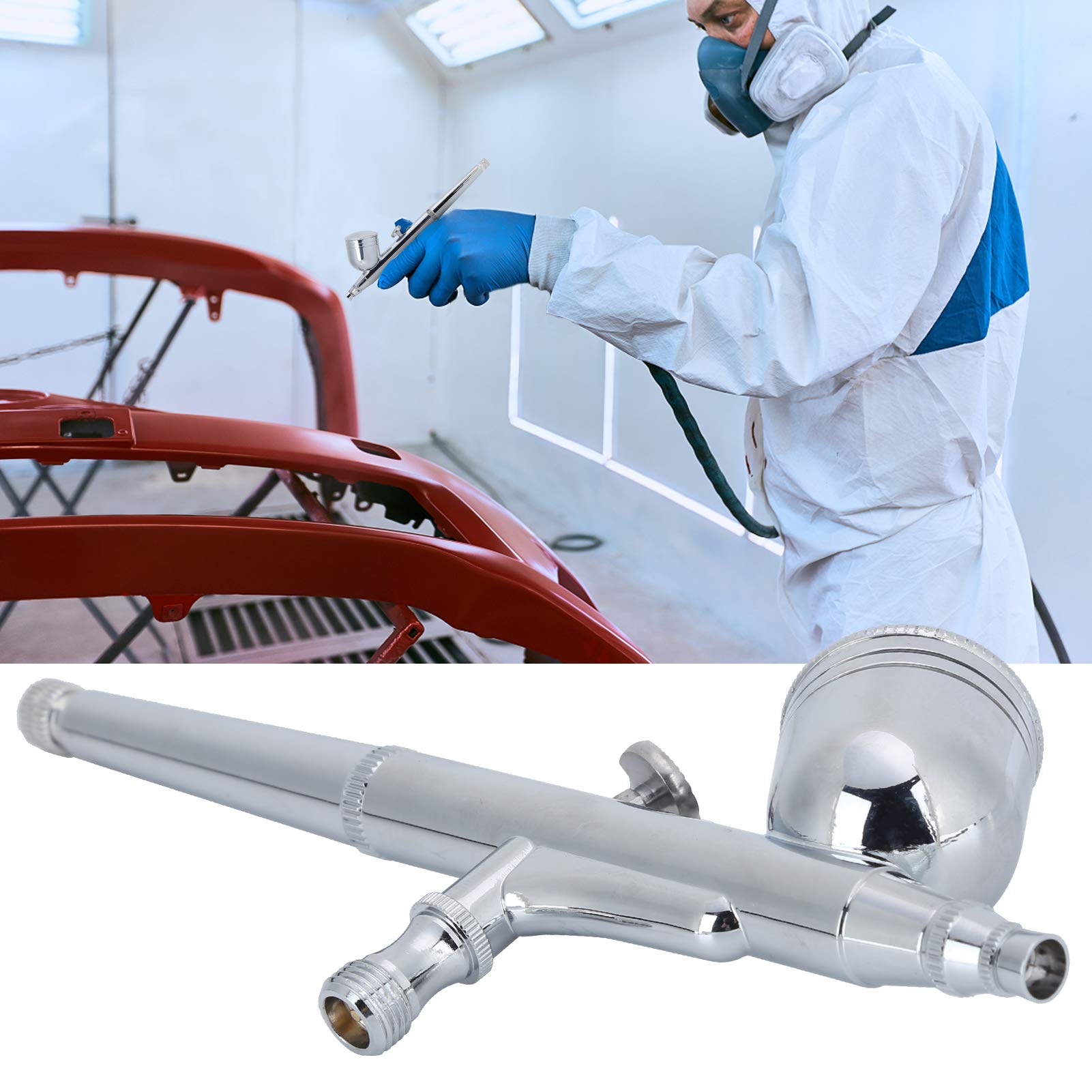 Aerografo Professionale 3 Velocità - Per Nail Art, Trucco, Cake Design E Tatuaggio, Kit Completo Pronto All'Uso - Foto 10