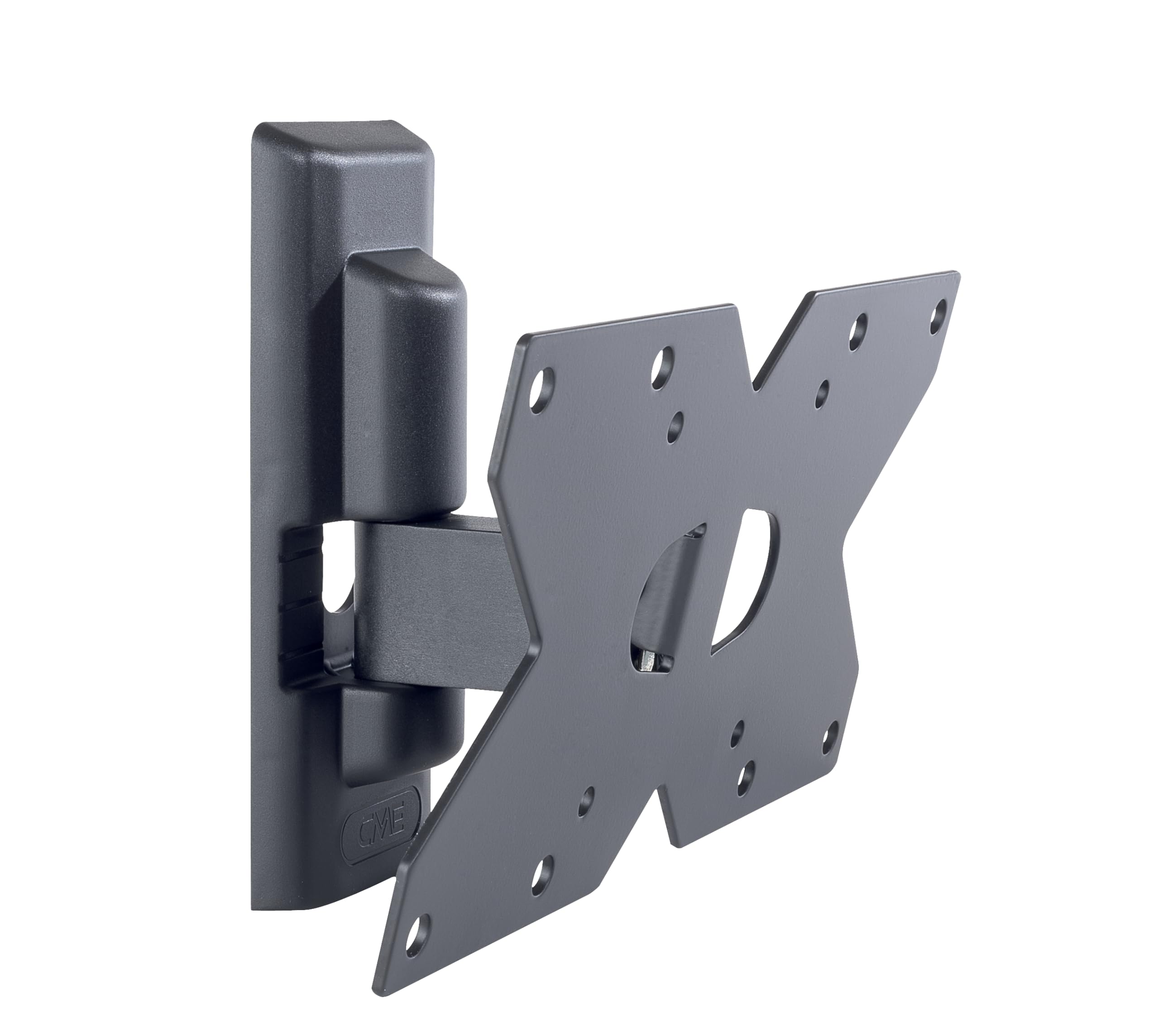 Meliconi CME ETR120, Supporto TV Parete, Supporto TV Inclinabile, Staffa per TV a Schermo Piatto da 14" a 32", Attacco VESA 75-​100-​200x100, Portata 20 Kg, Made in Italy, Nero
