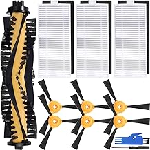 N79S Spare Parts for Ecovacs DEEBOT N79 N79S DN622 DN622.11 500 N79w N79se Robot Vacuum Cleaner with 1 Main Brush 6 Side Brushes 3 Hepa Filters Universal Accessory Kit