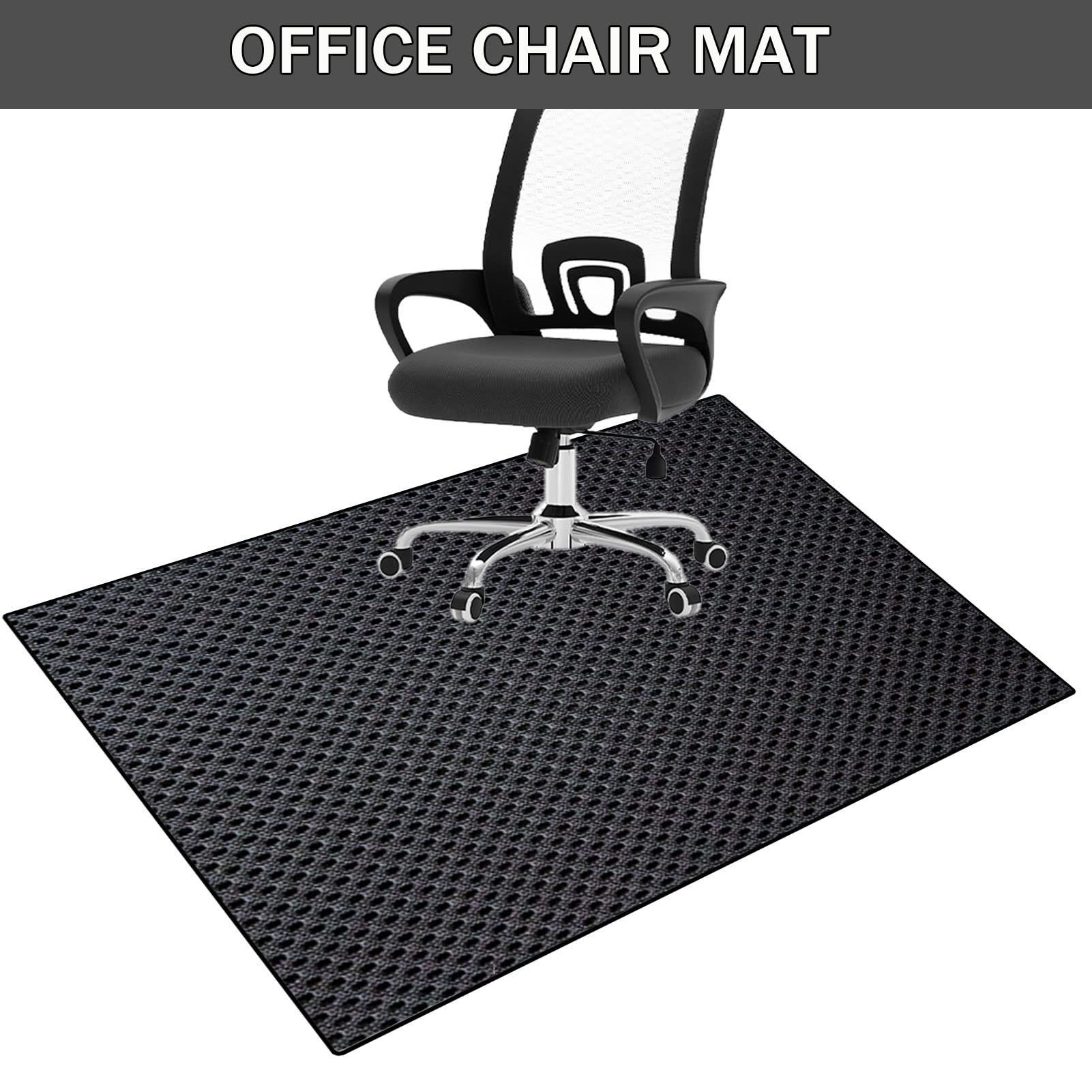 100 x 120 cm Bureau Gaming Stoelmat voor Tapijt