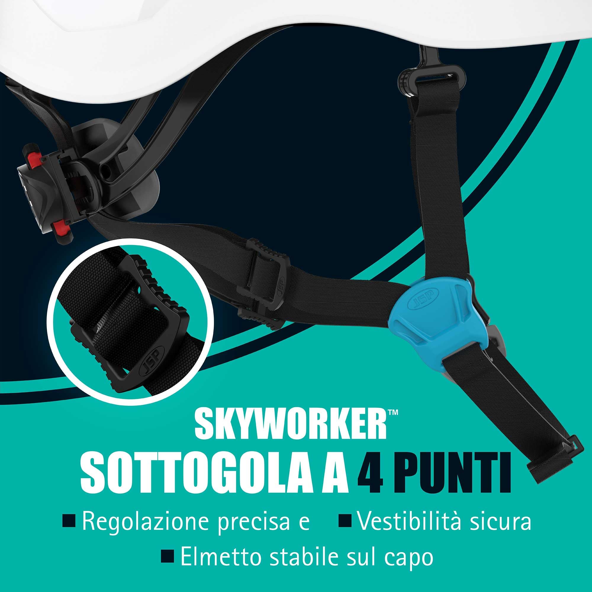 JSP EVO® ALTA™ Skyworker™ Safety Helmet - Wheel Ratchet - Vented