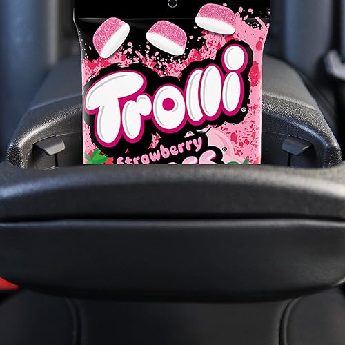 Miniatura 6 de Trolli - Bocadillos de fresa caramelos de goma suaves y ligeros gomitas compartibles con sabor a bayas paquete de 3 425 onzas