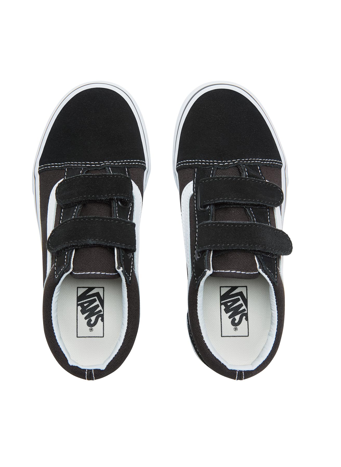 Vans K Old Skool V Pop Vvhec0f - Zapatillas de Lona para Unisex-niños, Color Gris, Talla 27