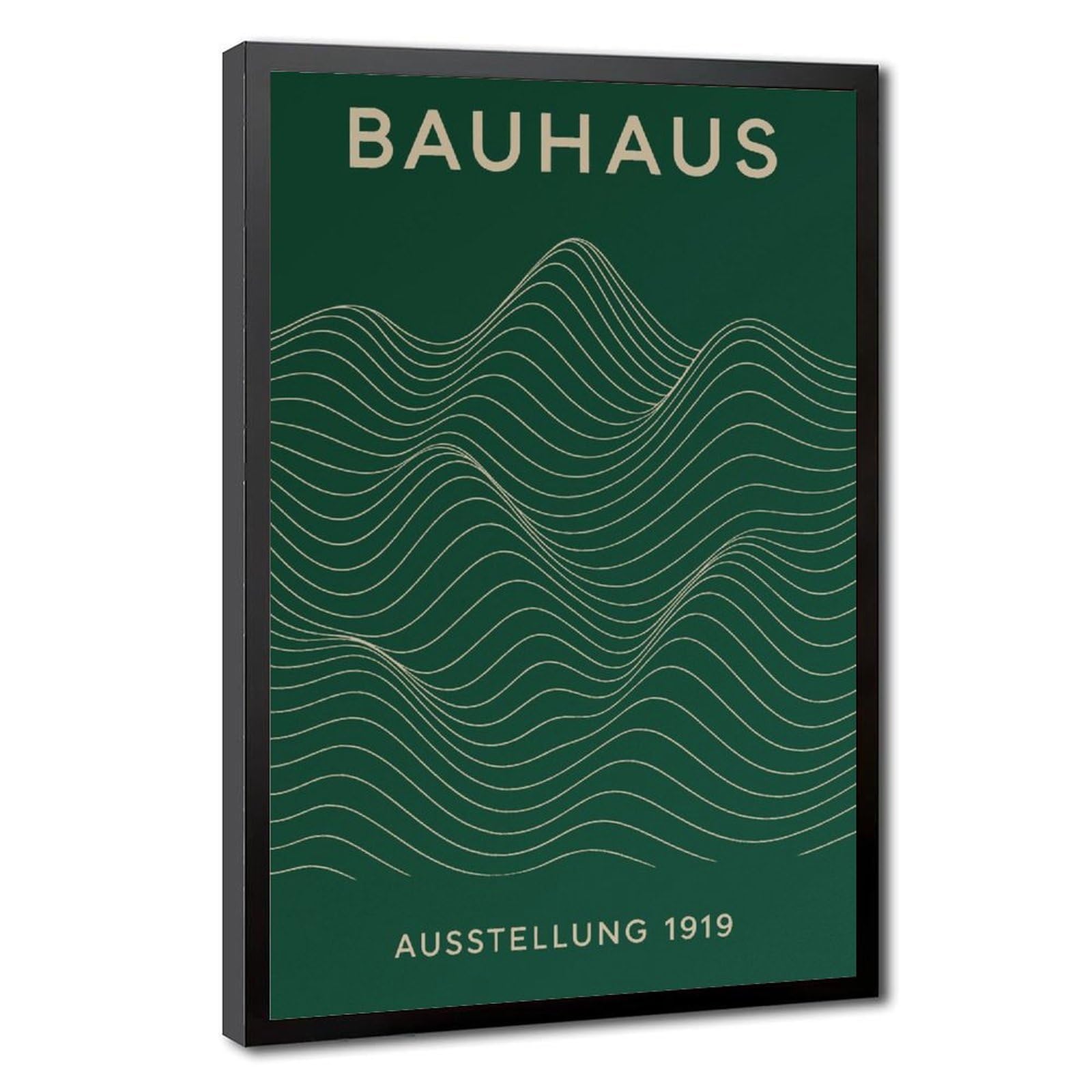 Bareronor Bauhaus Hills Abstract Canvas Poster Bedroom Decor Landscape Office Room Decor Gift 20" L X 30" W