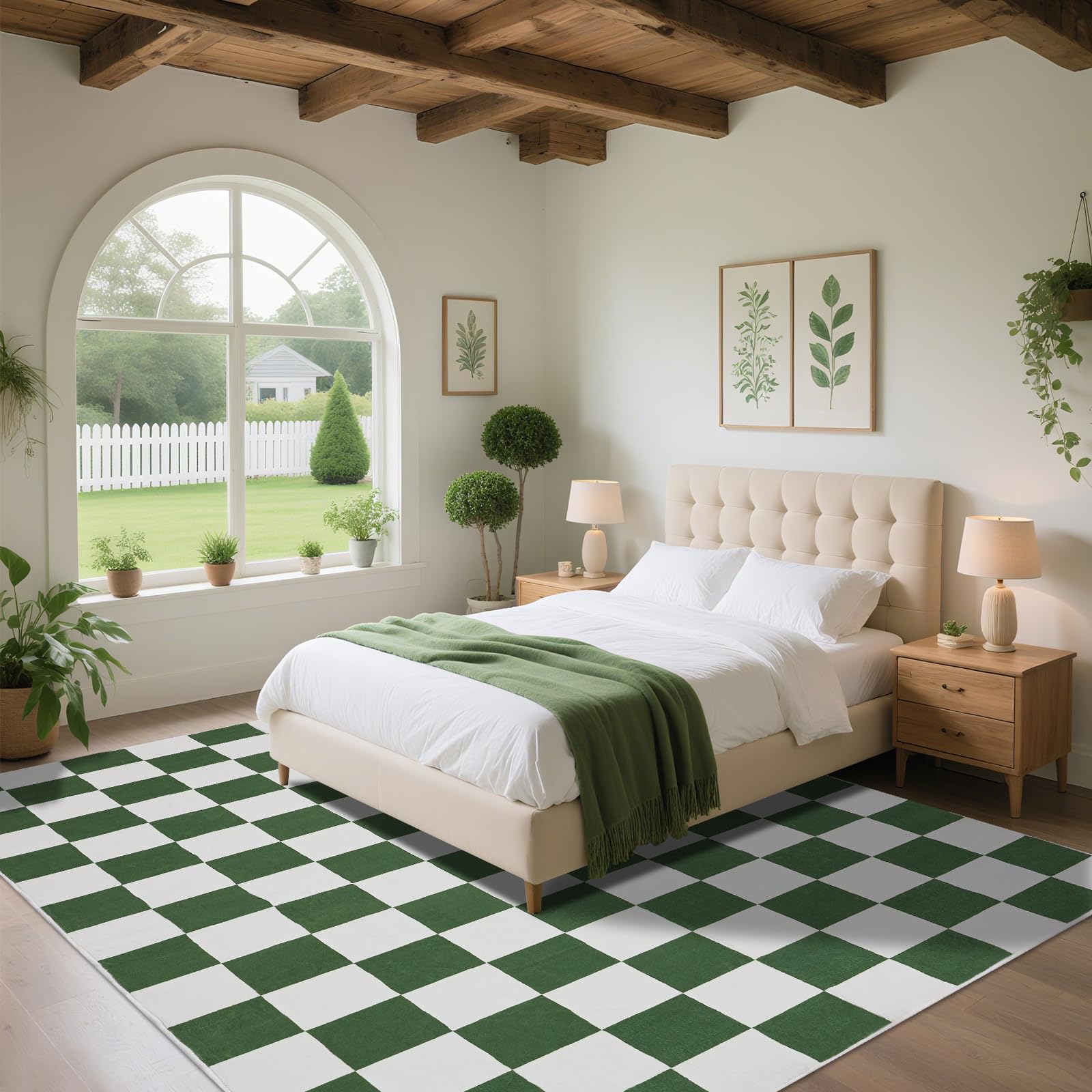 Wohnzimmerteppich 200x280 cm, waschbarer geometrischer Teppich fürs Schlafzimmer, kurzflorig, weich und rutschfest, abstrakter großer Teppich für Klassenzimmer, Esszimmer, Büro, Kinderzimmer, Blau