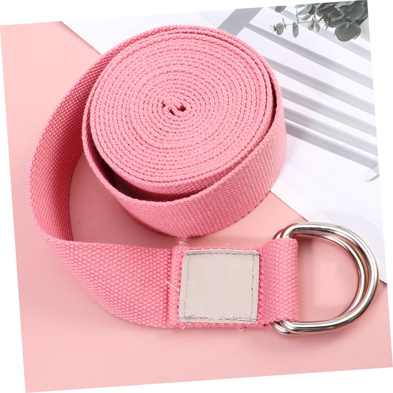 VICASKY 3 Cinghia Yoga Stretching Resistente Rosa per Esercizi Fitness e Allungamento e Durevole per Palestra e Allenamento Casa