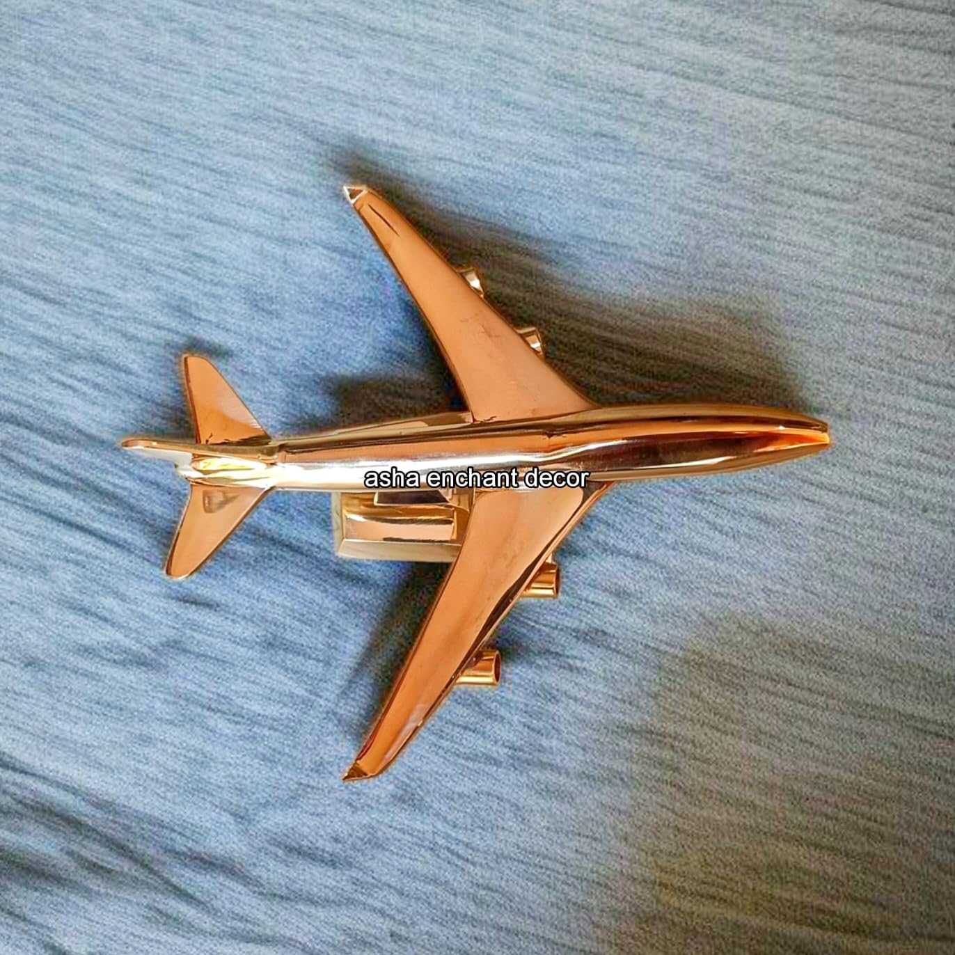 Asha Enchant Decor Vintage Brass Aeroplane Showpiece, Decorative