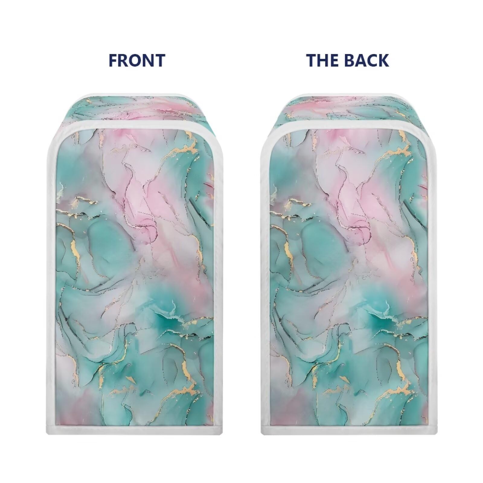 ZOUTAIRONG Marble Can Opener Cover Aqua Can Opener Dust Cover Home Kitchen Decorative Black Electric Can Opener Covers for Gifts