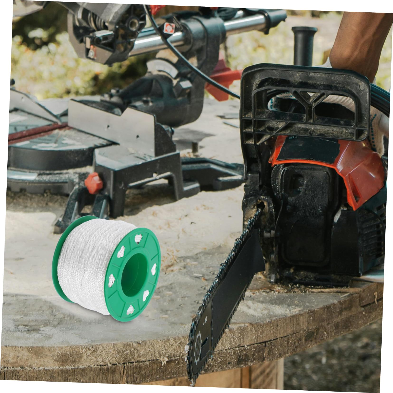 1rollo Cuerda De Arranque para Cortacésped De Cuerda De Nylon Resistente para Arranque De Motor para Jardinería y Mantenimiento De Exteriores