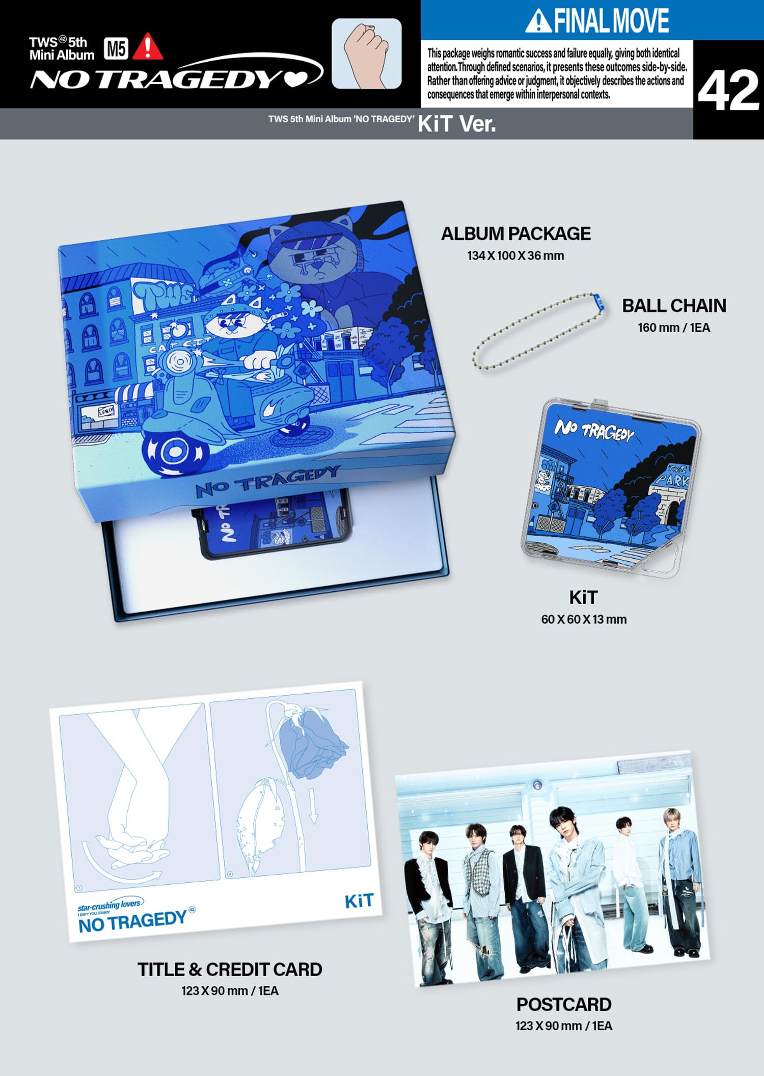 Amazon.co.jp: (KiT Version) トゥオス TWS NO TRAGEDY 5th Mini Album