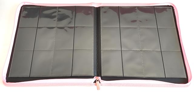 Foto 3 de 3 de Docsmagic.de Pro-Player 12-Pocket Playset Zip-Album Pink - 480 Card Binder - MTG - PKM - YGO - Cremallera Rosa