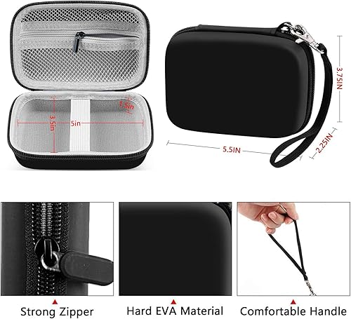 Miniatura 17 de GWCASE Digital Camera Case Compatible with CAMKORY/for YISENCE/for VAHOIALD/for Kodak Pixpro/for Canon PowerShot ELPH 180 190/ for Sony DSCW800