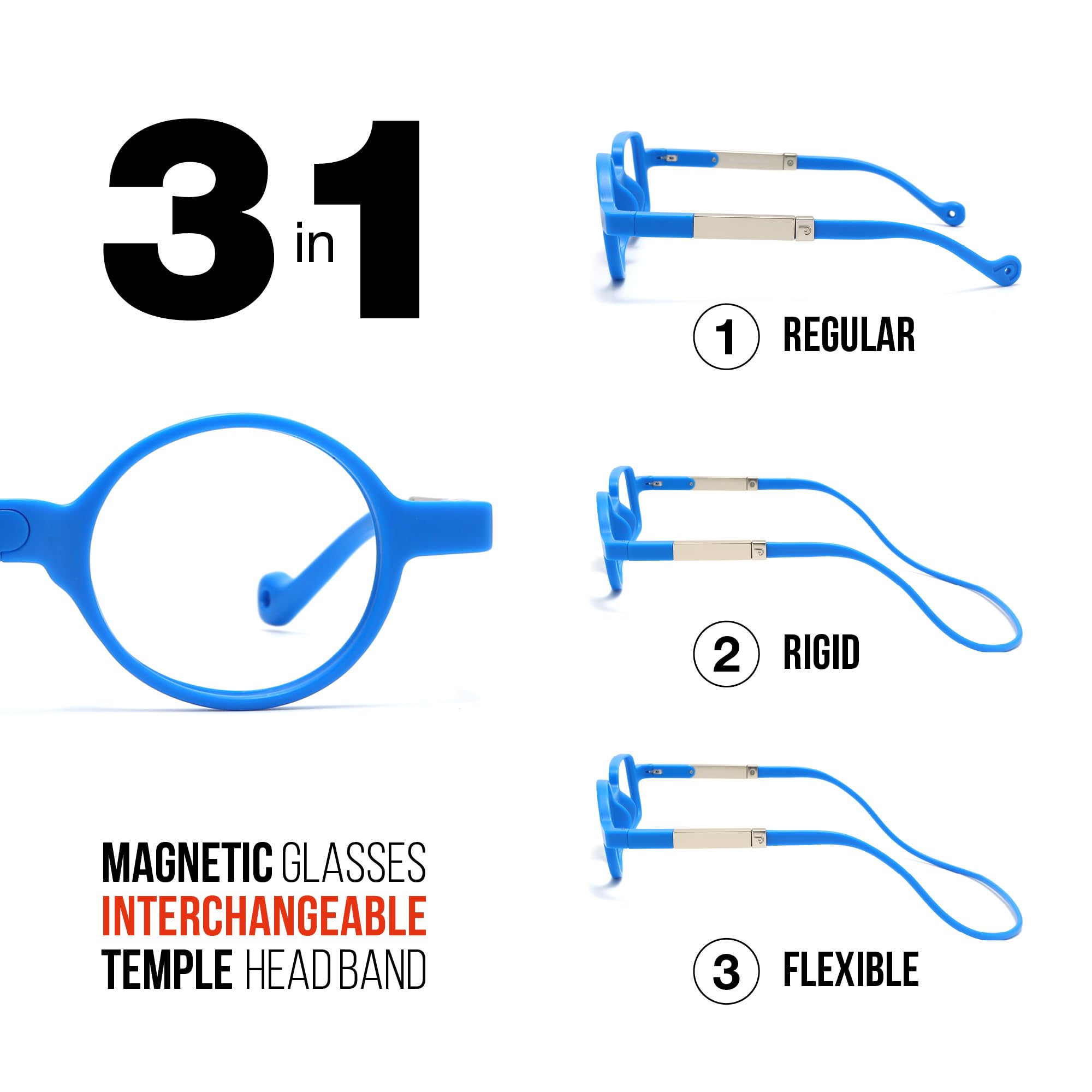 DIDINSKY DIKRIK THYSSEN - Alterssichtigkeitsbrille mit Magnet und Filter gegen blaues Licht, abgestufte Lesebrille, für Damen und Herren und entspiegelte Gläser, 6 Farben und 5 Graduierungen