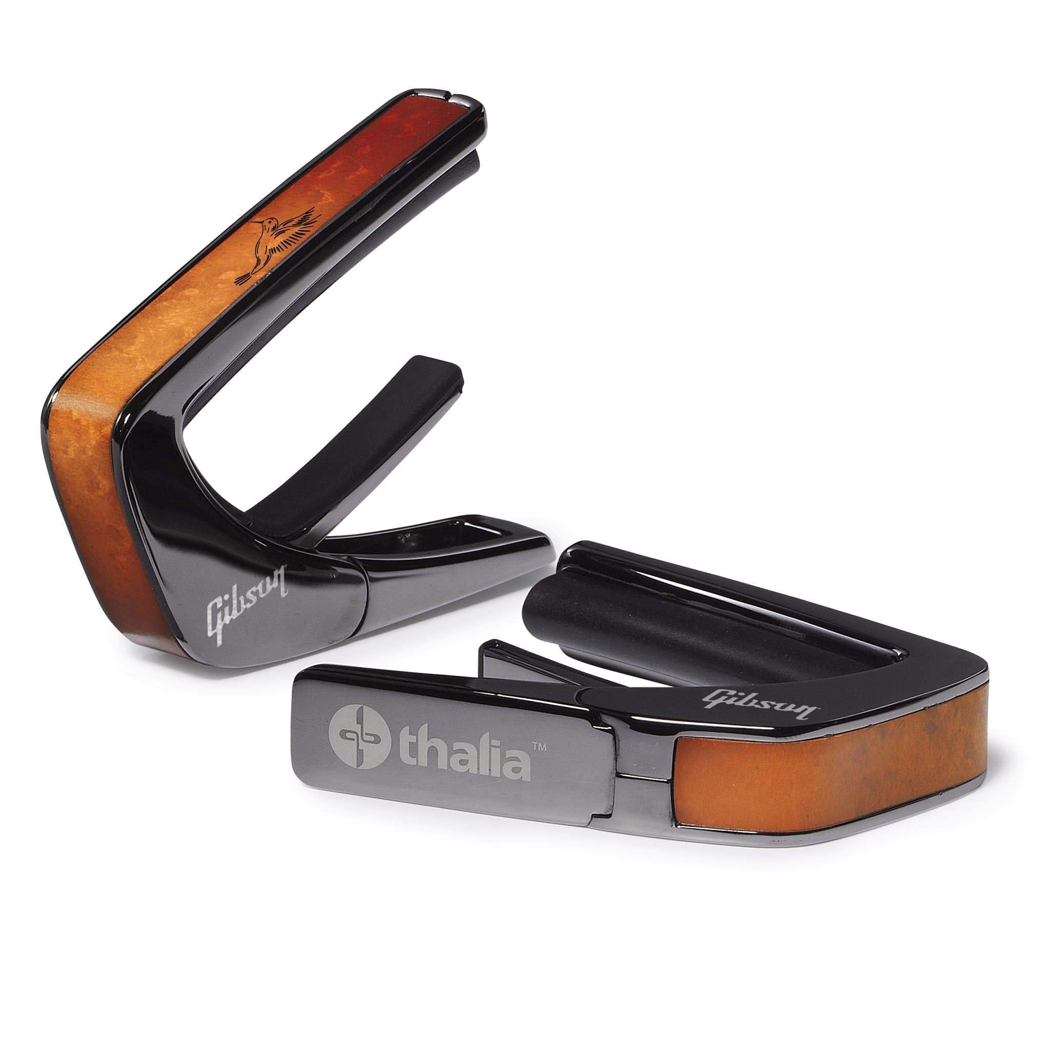 Gibson Black Chrome Finish Capo - Hummingbird