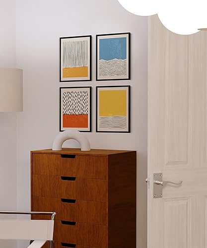 Miniatura 6 de HAUS AND HUES Portarretratos de metal negro de 11 x 14 pulgadas, con aluminio de alta calidad y accesorios para colgar, plexiglás inastillable,