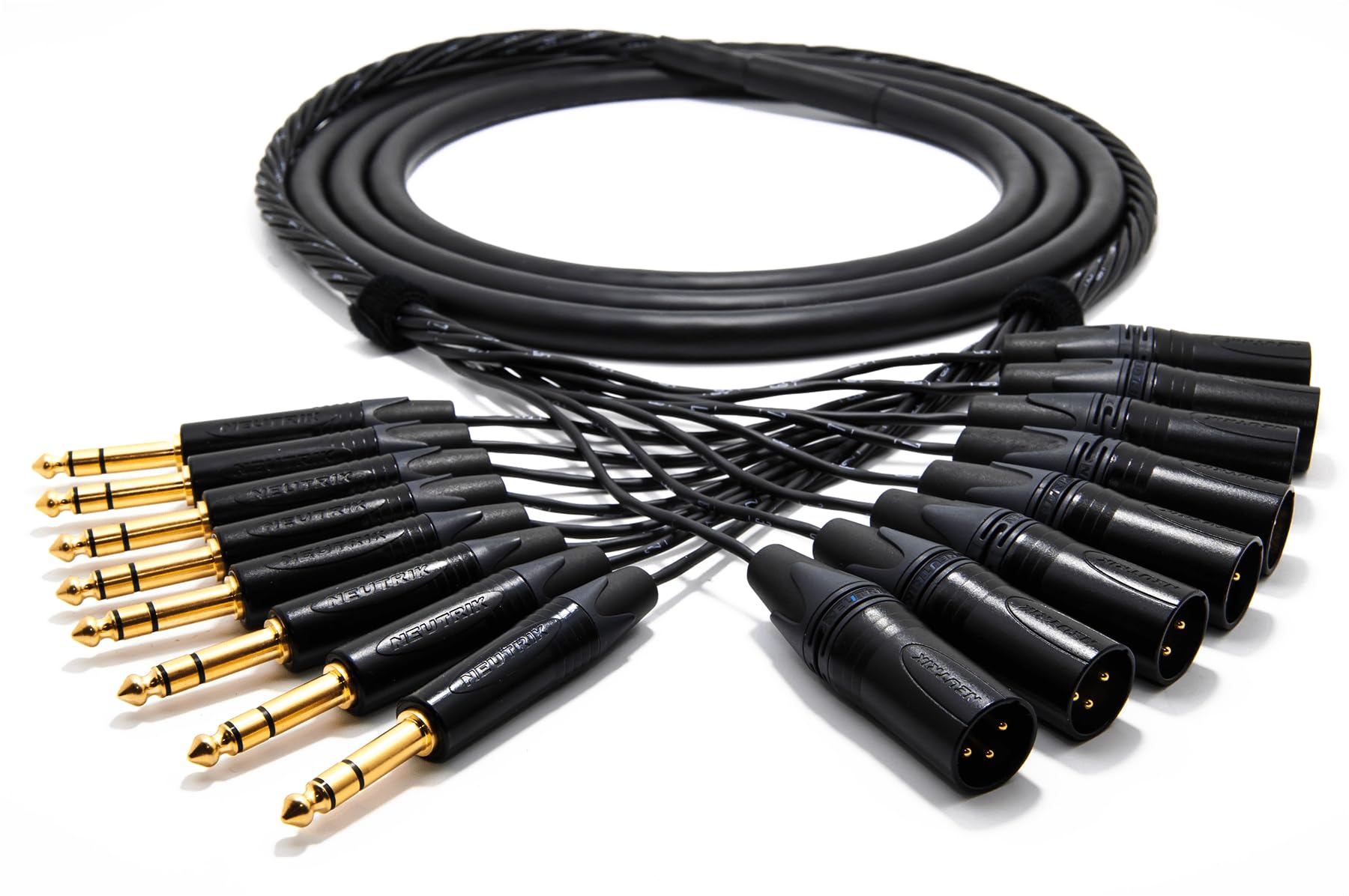 enoaudio Mogami 2932 8 Multicore Analog Kabel | Neutrik Gold XLR male - Neutrik 6,3mm TRS klinke | HiFi, 1,0 m