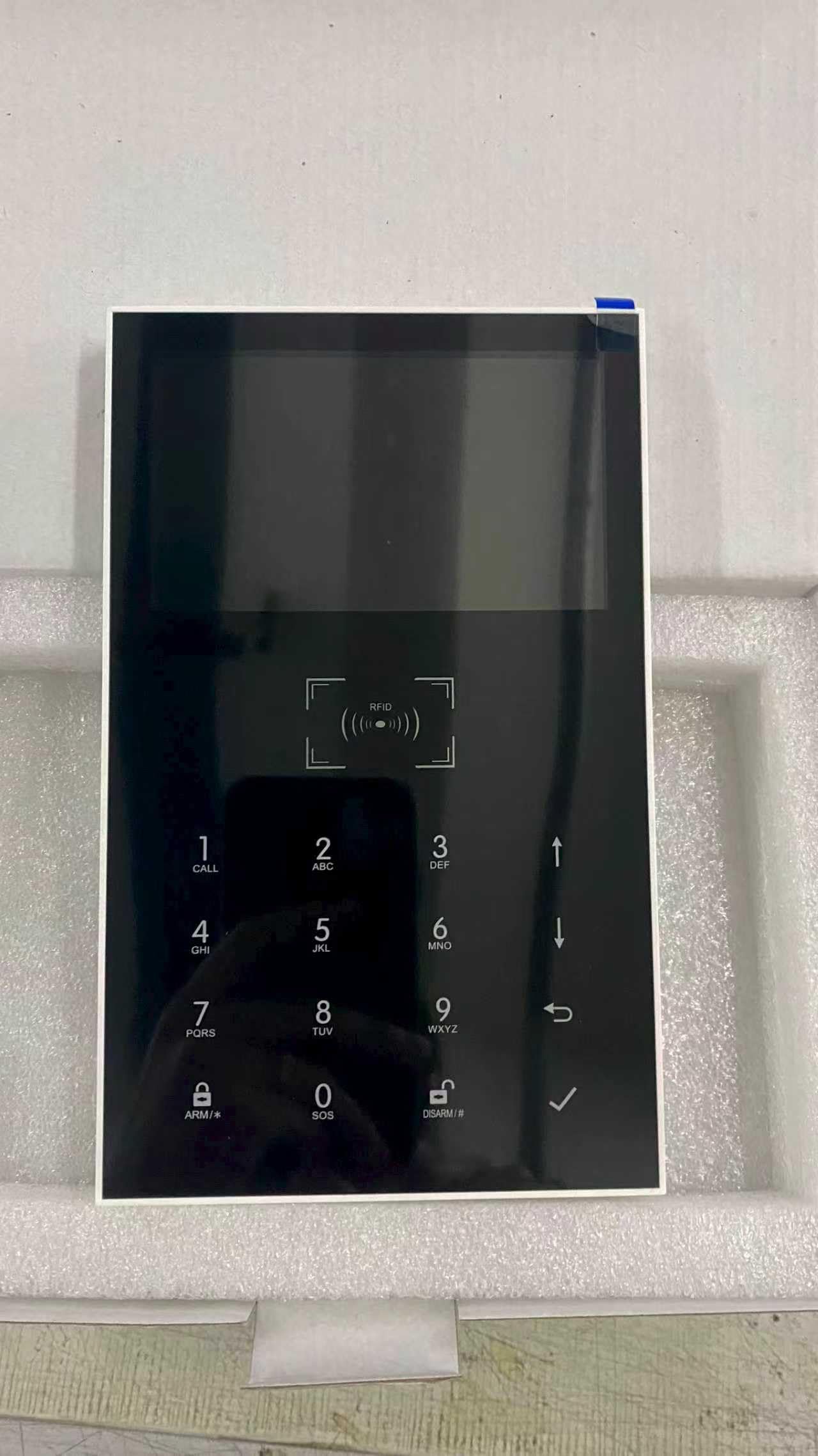 Système d'alarme de sécurité WiFi / GSM 2G sans fil Smart Home avec détecteur de mouvement PIR Capteur de porte et de fenêtre RFlD SOS Tuya Smart Life App Télécommande Prise en charge Alexa (109