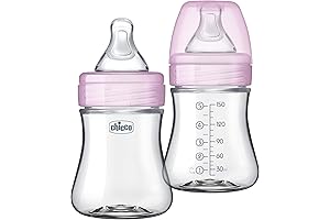 chicco Duo 5oz. Hybrid Baby Bottle with Invinci-Glass