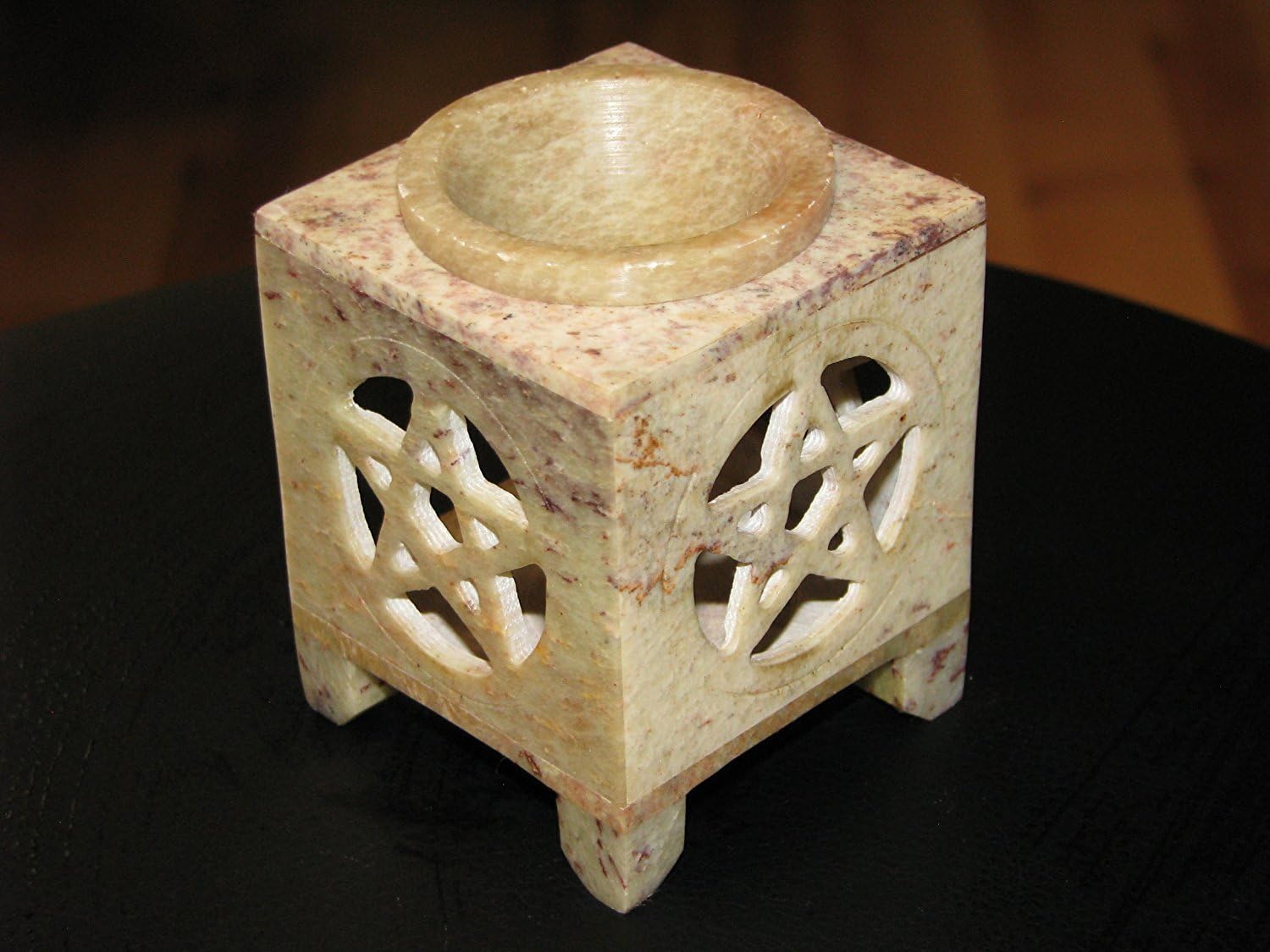 Soapstone Pentagram Cubic Oil Diffuser