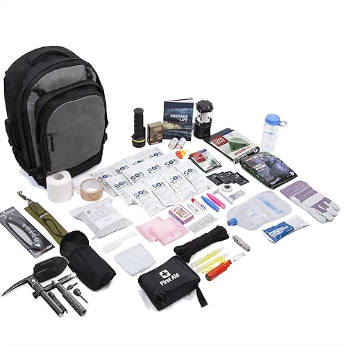 Kit de supervivencia para 1 persona, suministros premium por Emergency Zone