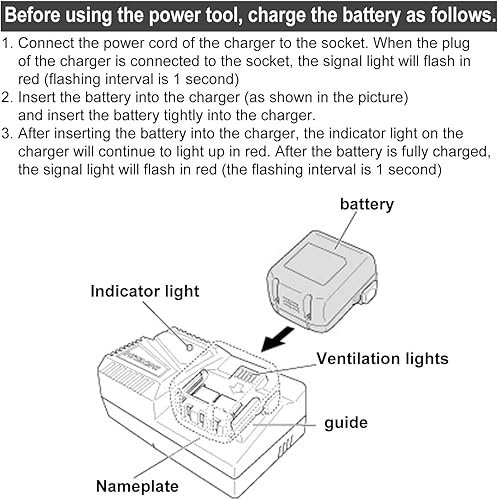 Miniatura 7 de Cargador de batería de iones de litio UC18YSFL para taladro eléctrico Hitachi 14.4V- 18V batería de iones de litio BSL1815 BSL1820 BSL1825 BSL1830