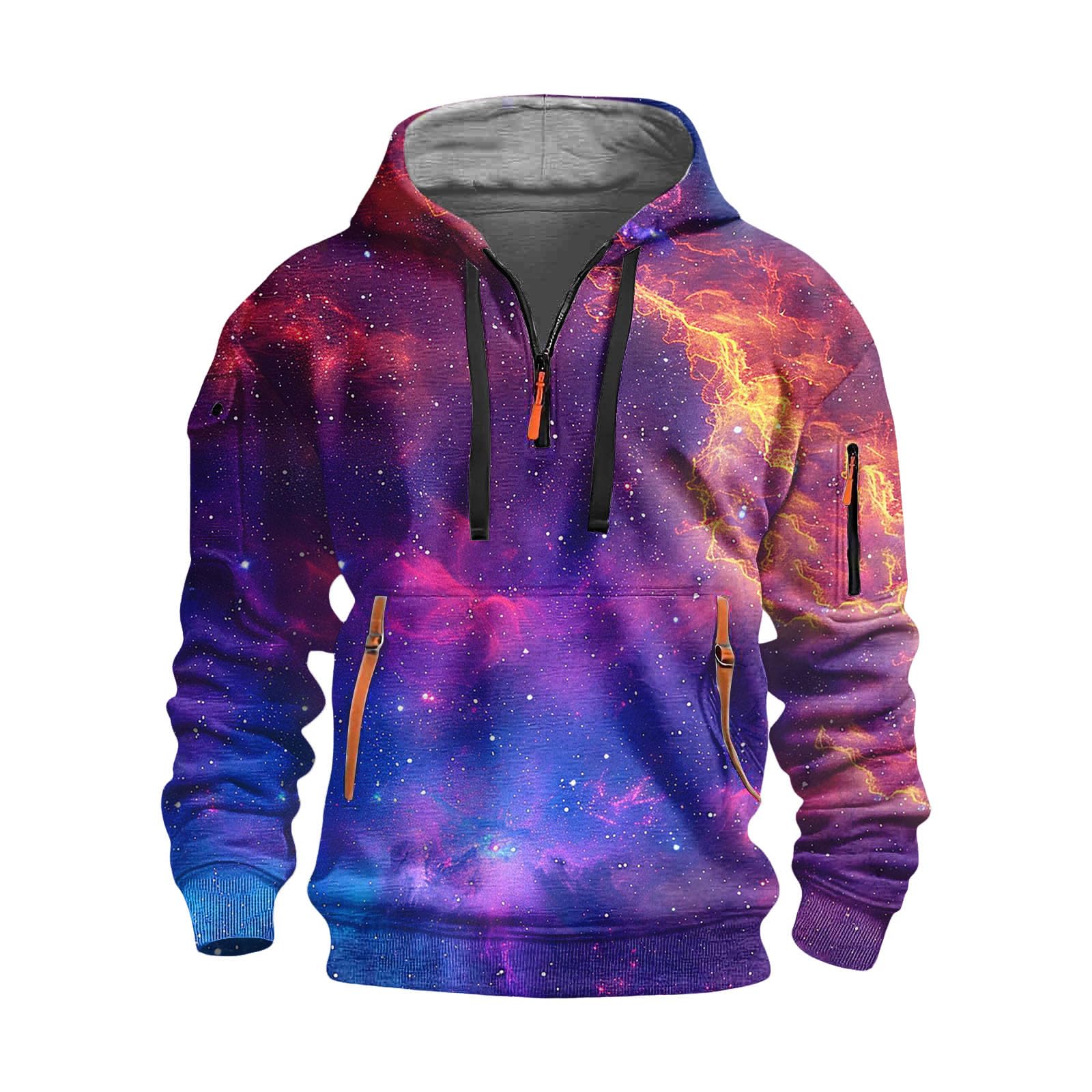 Sudaderas con Capucha Corta Sudadera Y Cremallera De Un para Hombre, Estilo Casual Deportivo, Bolsillos. Tallas S A 5XL. Boxeo Hombre (Ht1, XXL) Cortavientos Ropa Verano Protección Solar