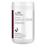 Bariatric Advantage Calcium Citrate Chewable 500mg with Vitamin D3 for Bariatric Surgery Patients Including Gastric Bypass and Sleeve Gastrectomy, Low Sugar - Wild Cherry Flavor, 270 Count