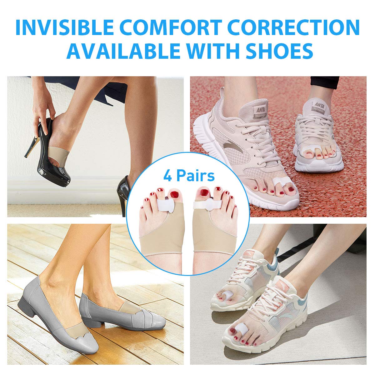 Adepoy Bunion Corrector,Orthopedic Bunion Correctors,Big Toe Separator