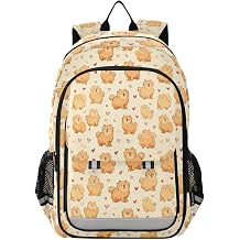 Aslsiy Kids Backpack Cute Chowchow Dogs 5 Girls Boys Backpack Book Bag 17 Inch Daycare Laptop Bag Student Back to School Supplies