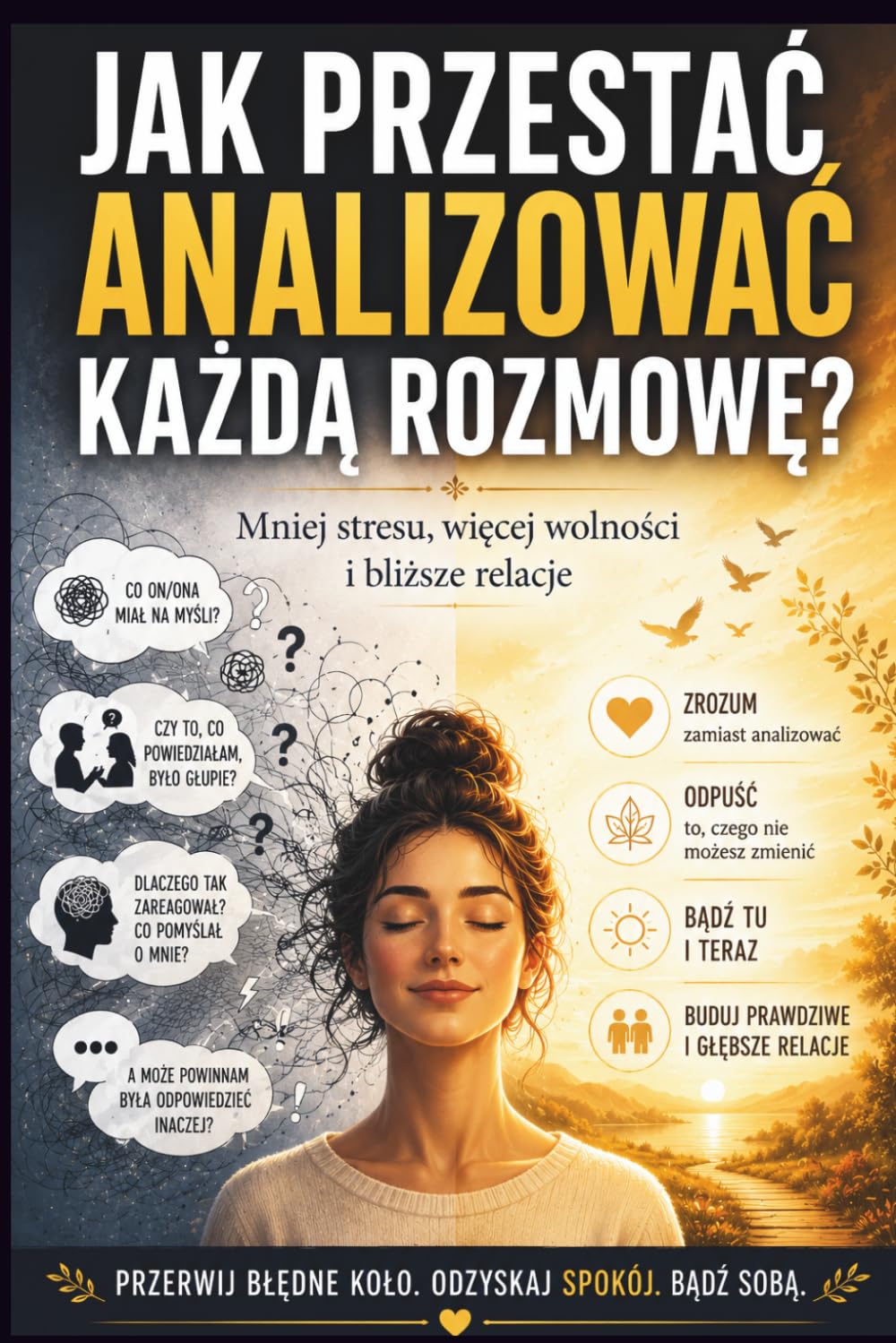 Jak przestać analizować każdą rozmowę?: Jak przestać wracać myślami do rozmów i odzyskać emocjonalny spokój