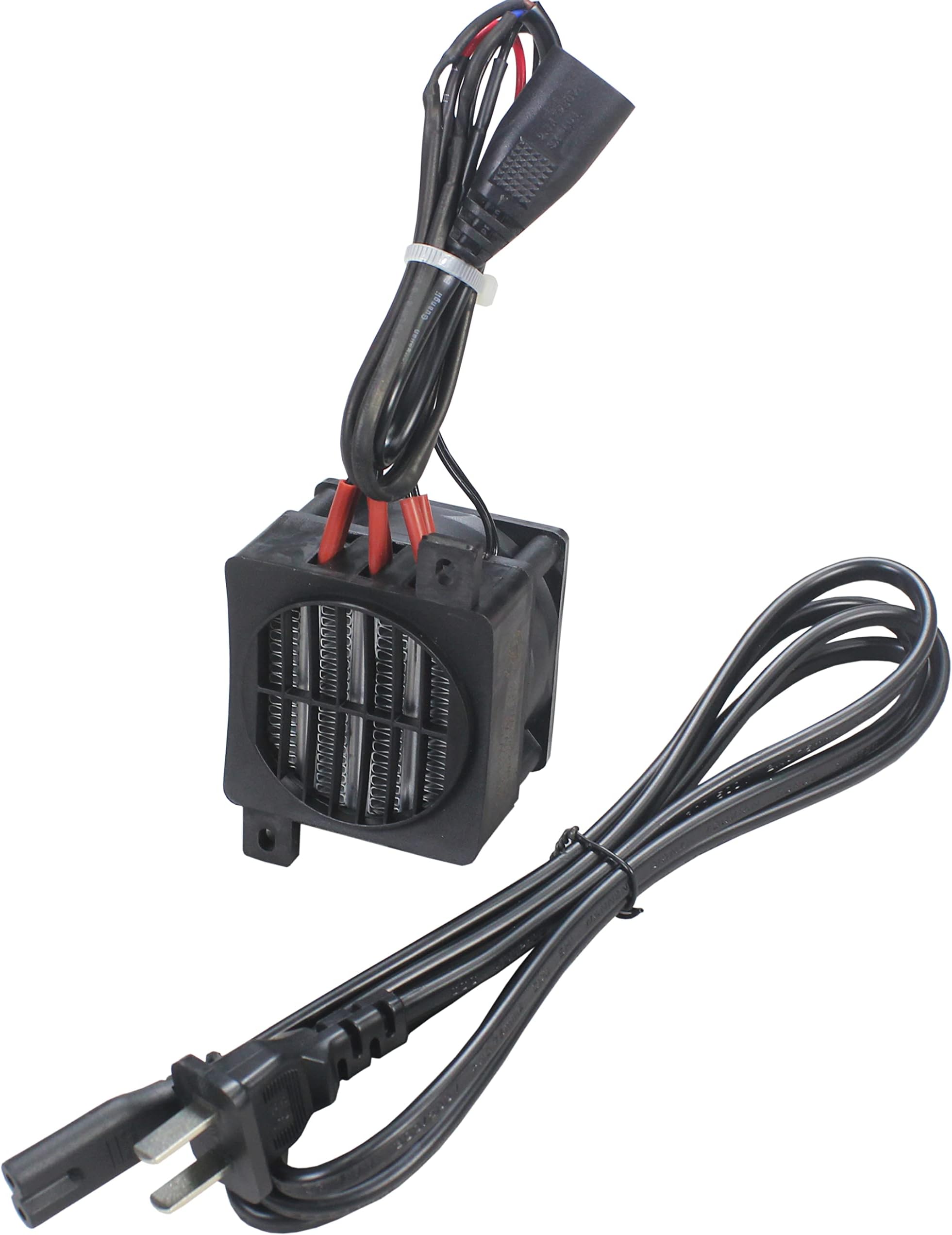 PTC Fan Heater 110V 400W Electric Ceramic Heating Element Energy Saving Constant Temperature Thermistor Insulation Air Heater Fast Heating with Power Cord, PTCYIDU