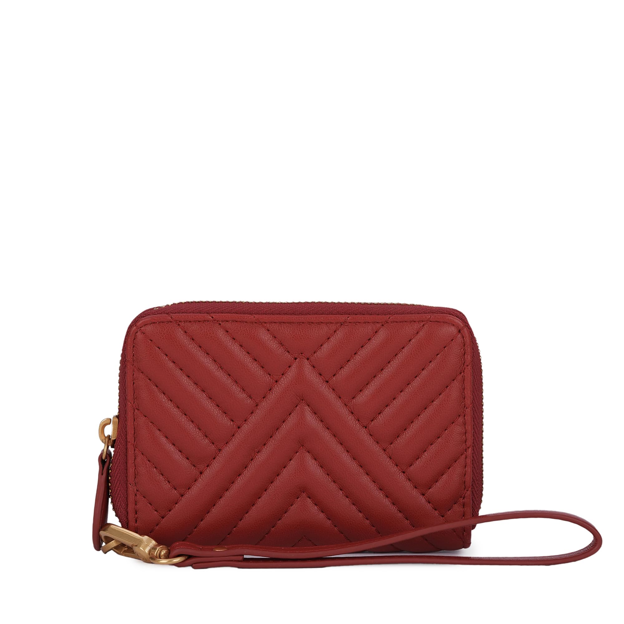 Nora Quilted Zip Around Wallet For Woman | 3 Compartment Women Wallet | Gift Items For Women-image-27