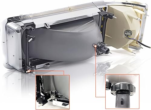 Miniatura 6 de Torque Faro delantero del lado derecho del pasajero con señal de giro de repuesto para semirremolques Mack CH600 CH612 CH613 1990-2006 (solo para