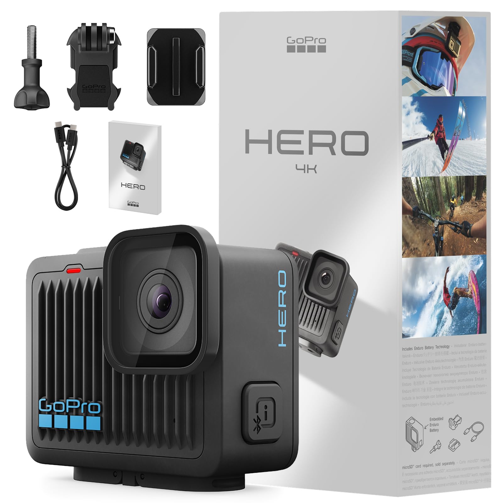 Amazon | GoPro 公式品 アクションカメラ HERO+128GB 認定高速SDカード