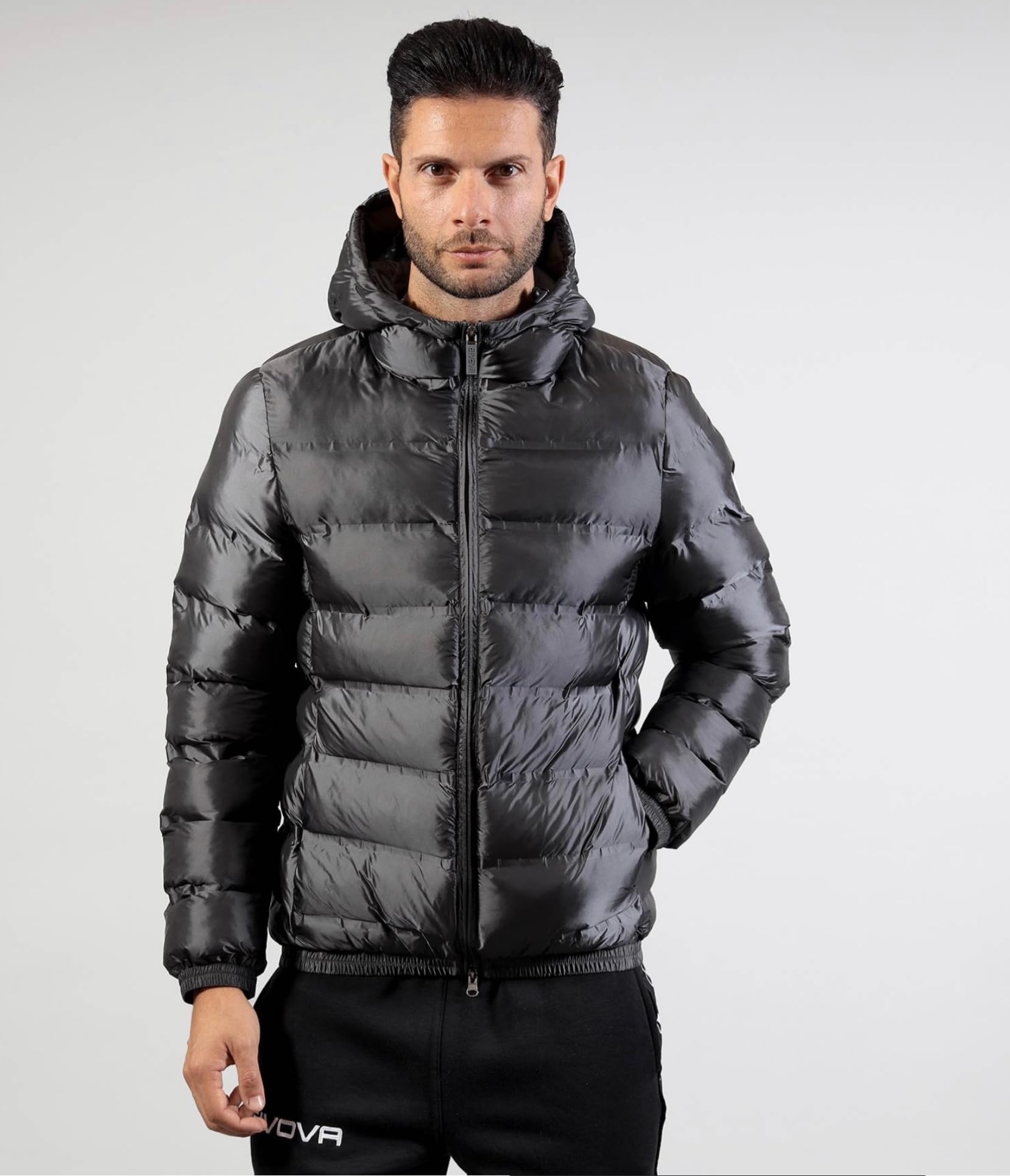 GIVOVA Piumino Uomo 110 grammi - Piumino Uomo Invernale - Giubbotto Uomo 110 Grammi 4 Stagioni Trapuntato Imbottito - Giacca Uomo