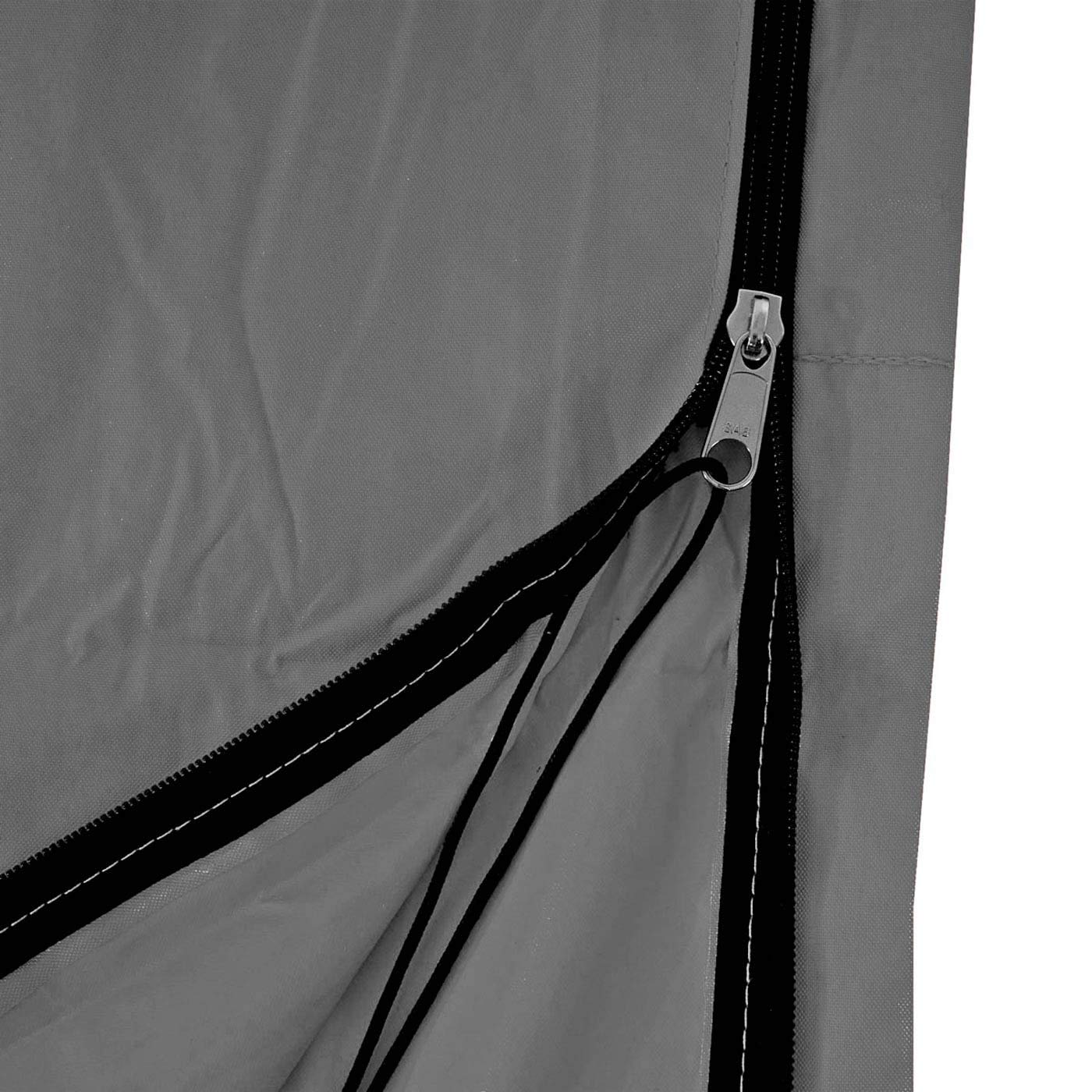 Copriombrellone copertura ombrellone protettiva HWC-D20 poliestere con rivestimento - antracite